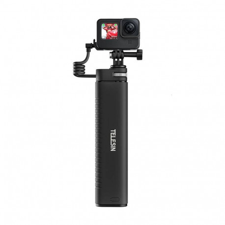 Telesin handheld tripod + power bank Power grip selfie stick 10000mAh (TE-CSS-001)