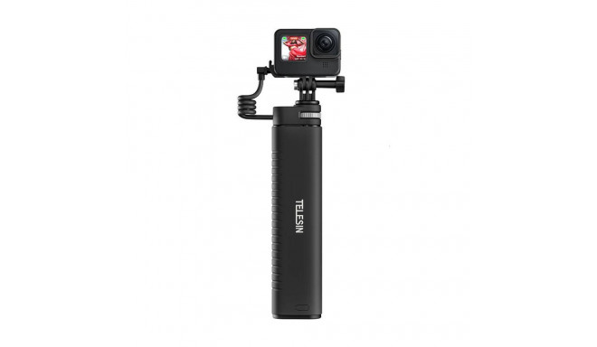 Telesin handheld tripod + power bank Power grip selfie stick 10000mAh (TE-CSS-001)