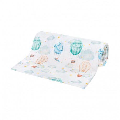Bocioland diaper bamboo 30x30 baloons BOC0349