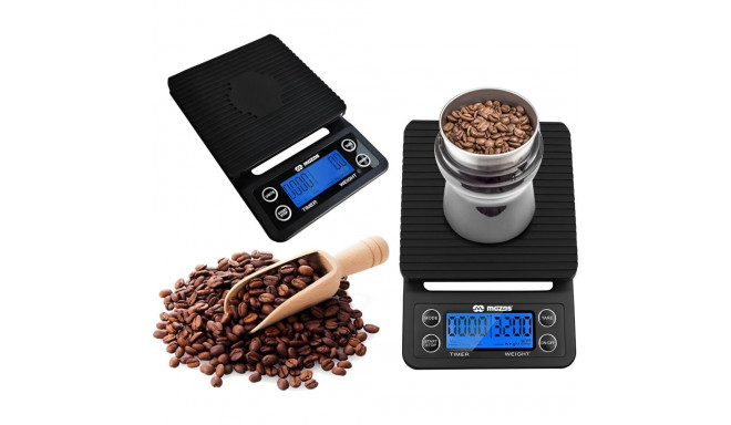 Mozos Caffee kitchen scale with coffee stopper