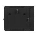 LANBERG WF02-6609-10B Lanberg wall-mounted double section rack 19 flat pack 9U/600x600mm black