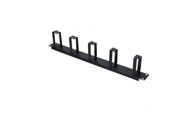 Extralink Cable organizer 1U, black