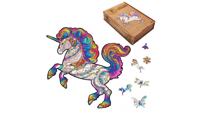 Fantasy Puzzles Unicorn Wooden Puzzle L Size (260 pieces)