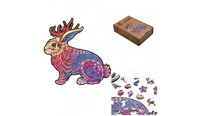 Fantasy Puzzles Jackalope Wooden Puzzle L Size (300 pieces)