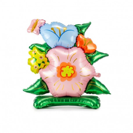 PartyDeco fooliumist õhupall Lilled, 100 x 116 cm, segu