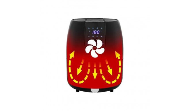 Princess | Digital Aerofryer XXL | 182025 | Power 1500 W | Capacity 4.5 L | Black