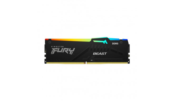 Kingston | Fury Beast RGB | 16 GB | DDR5 | 5200 MHz | PC/server | Registered No | ECC No