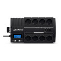 CYBERPOWER BR700ELCD Line-Interactive UPS 700VA/390W GreenPower Energy Saving Technology LCD USB 4+4