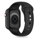 TECH-PROTECT SILICONE APPLE WATCH 4 / 5 / 6 / 7 / 8 / 9 / SE (38 / 40 / 41 MM) BLACK