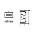 Distribution Panel Tibox 440x300x115mm; 1x16mod., Ip54, Subliminal