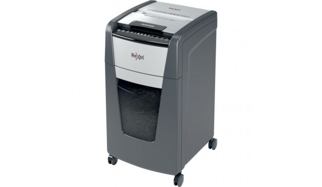 Rexel Optimum Auto+ 300X paper shredder Micro-cut shredding Black  Grey