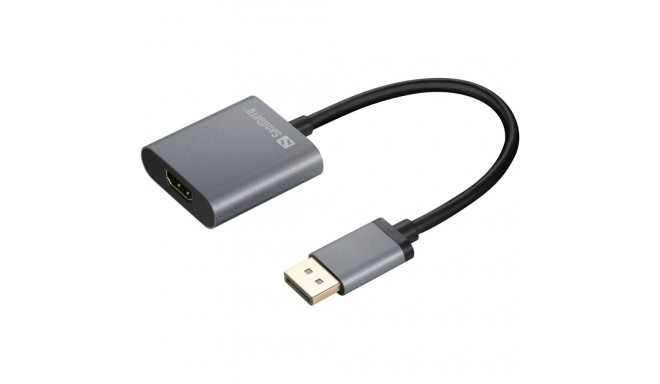 Adapter Sandberg DisplayPort - HDMI (F) (DP1.4)