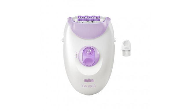 Braun Epilator | SE3-000 Silk épil 3 | Number of power levels 2 | White/Purple