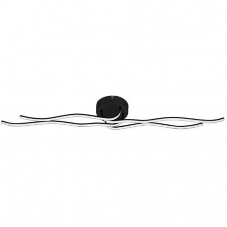 Ceiling LED lamp EGLO RONCADE 1, 36W, 3000K, 4600lm, black, 116 x 18 x 11.5 cm