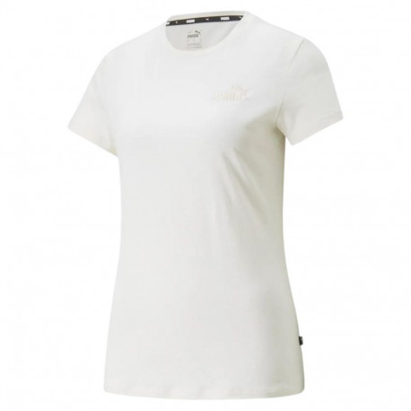 Koszulka damska Puma ESS+ Embroidery Tee kremowa 848331 99 XL