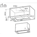 Elica LANE IX/A/52 Built-in Stainless steel 550 m³/h B