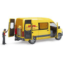 Bruder MB Sprinter DHL with driver, model vehicle (yellow)