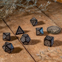 The Witcher Yennefer The Obsidian Star Dice Set (Black & Silver)