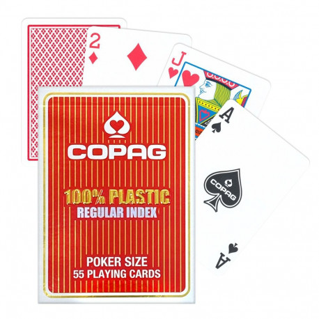 Copag 2 Corner Playing Cards (Red)