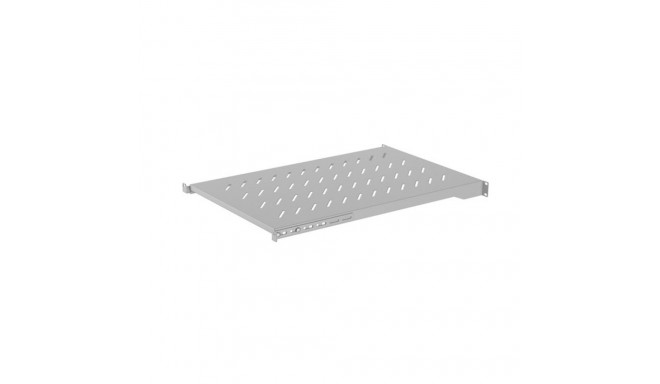 19" FIXED SHELF 1U/483X700MM MAX LOAD CAPACITY UP TO 15KG GREY LANBERG