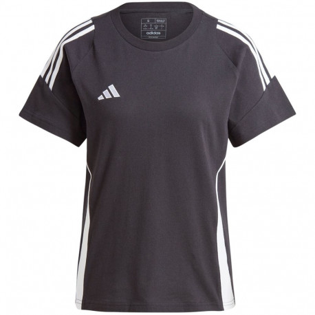 Koszulka damska adidas Tiro 24 Sweat Tee czarna IJ9955 L
