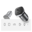 Ugreen 40858 Kiire Auto Duo laadija USB-A / USB-C 30W PD PPS (CD130) Hall