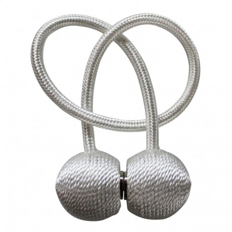 DECORATIVE TIE-BACK NO. 78. WHITE