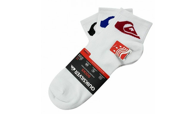 Ankle Socks QuikSilver Sportswear White 3 pairs - 40-45