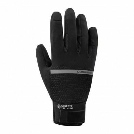 Riteņbraukšanas Cimdi Shimano Infinium Insulated Melns - 2XL