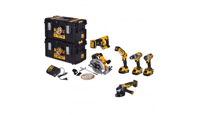 TÖÖRIISTAKOMPLEKT DEWALT DCK623P3-QW (DCF887+DCS367+DCG405+DCS570+DCD796+DCL050)