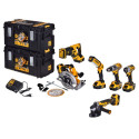 POWER TOOL COMBO KIT DEWALT DCK623P3-QW (DCF887+DCS367+DCG405+DCS570+DCD796+DCL050)