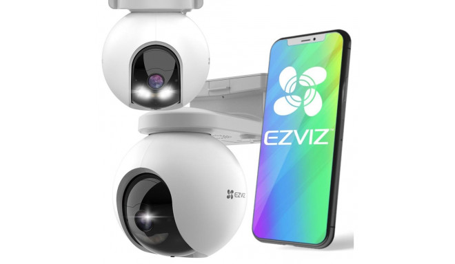 EZVIZ CS-EB8 (3MP,4GA) sfääriline IP turvakaamera sise- ja välistingimustesse 2304 x 1296 pikslit se