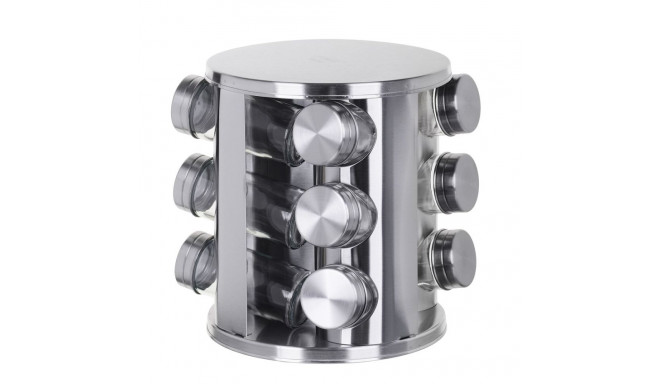 Maestro MR-1725 set of stand and 12 spice containers