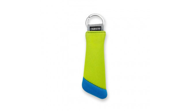 Carson Floating Key Ring for 3 keys - Green/Blue