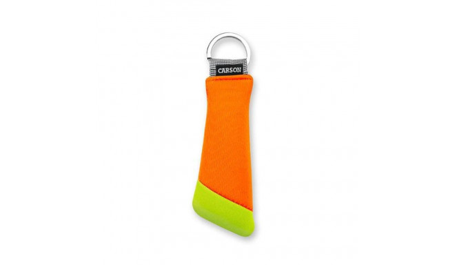 Carson Floating Key Ring for 3 keys - Orange/Yellow