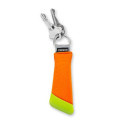 Carson Floating Key Ring for 3 keys - Orange/Yellow