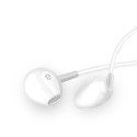 Dudao in-ear wired mini jack 3.5mm headset white (X10S white)