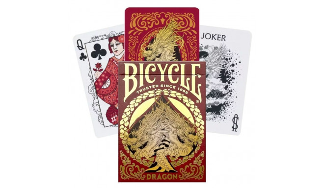 Bicycle Dragon Playing Cards (Red)