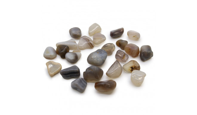 Ancient Wisdom Gray Agate Bostvana (24 pcs. size S)