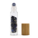 Ancient Wisdom Roller Bottle With Sodalite Crystals - Wooden Cap