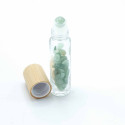 Ancient Wisdom Roller Bottle With Aventurine Crystals - Wooden Cap