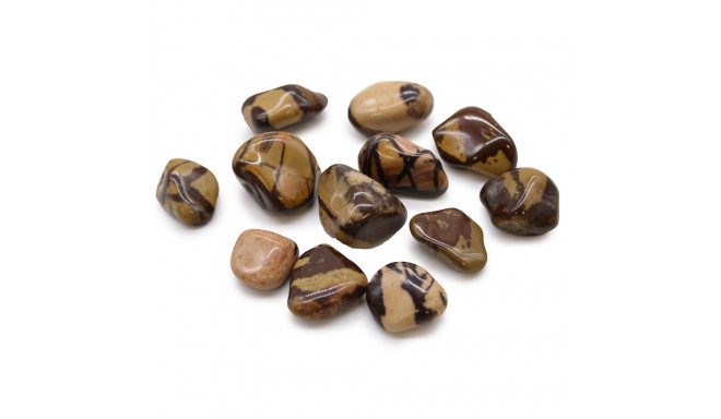 Ancient Wisdom Jasper Nguni Stone (12 Pcs. M Size)