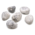 Ancient Wisdom White Howlite - Magnesite (6 Pieces L Size)