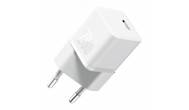 Baseus Charger Mini wall charger GaN5 20W (white)