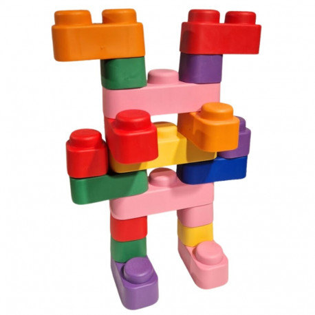 Gerardo's Toys Pehmete klotside komplekt 42 tk