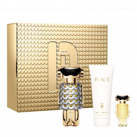 Paco Rabanne parfüümivesi Fame 80ml + lõhnastatud ihupiim 100ml + miniatuur