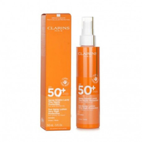 Clarins päikeseõli SPF50+ 150ml sära andev pihustatav