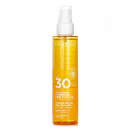 Clarins päevitusõli sära andev SPF30 150ml pihusti