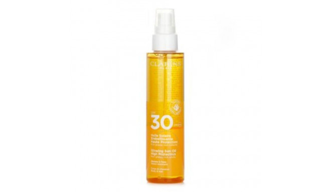 CLARINS GLOWING ACEITE SOLAR SPF30 150ML VAPORIZADOR