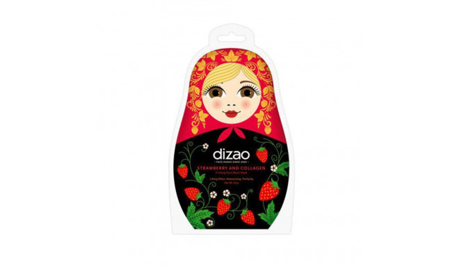 DIZAO STRAWBERRY AND COLLAGEN BUBBLE FACE MASK 25GR.